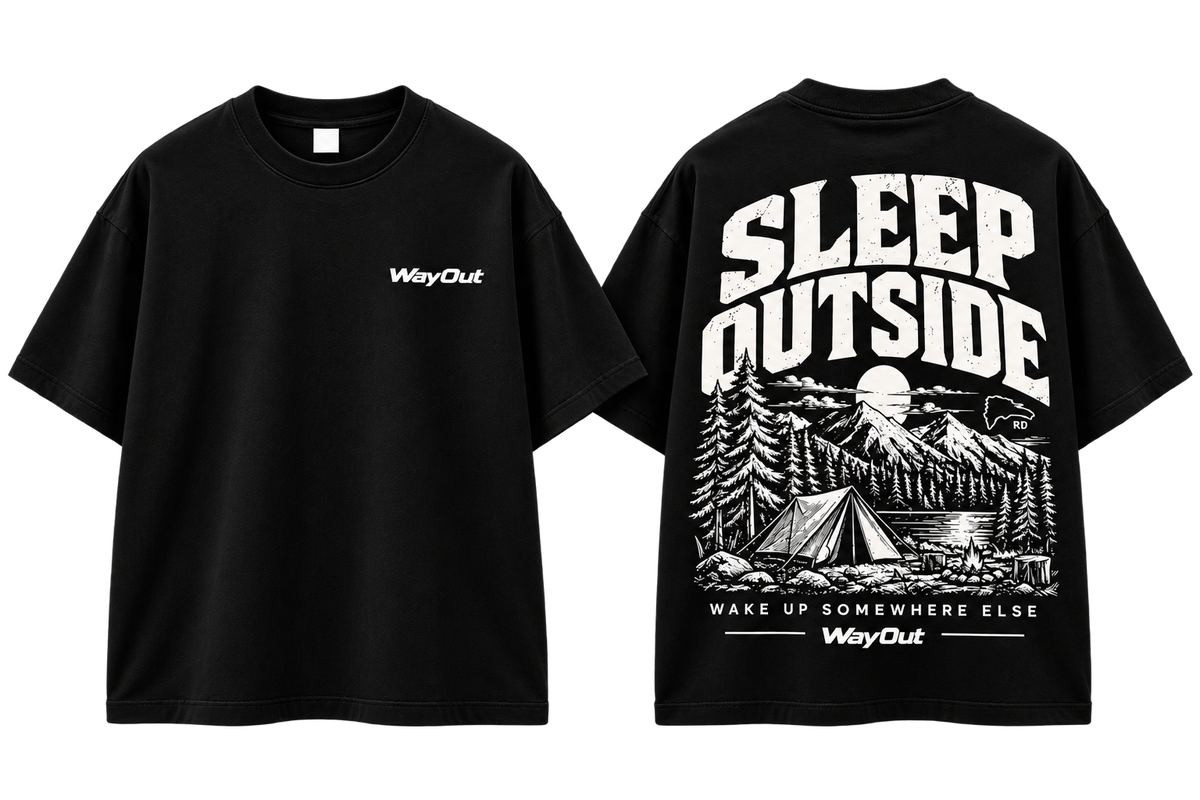 WayOut Oversided Tee — Sleep Outside