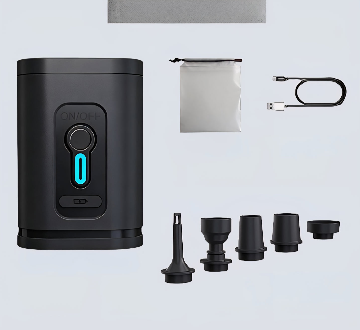 Mini Inflador Portátil Recargable 3-en-1