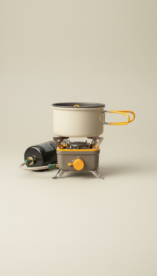 Sistema portátil de cocina con doble quemador