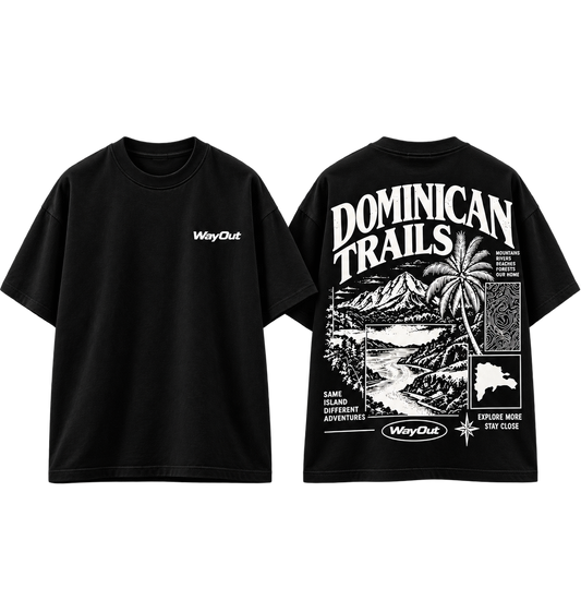WayOut Oversized Tee — Dominican Trails