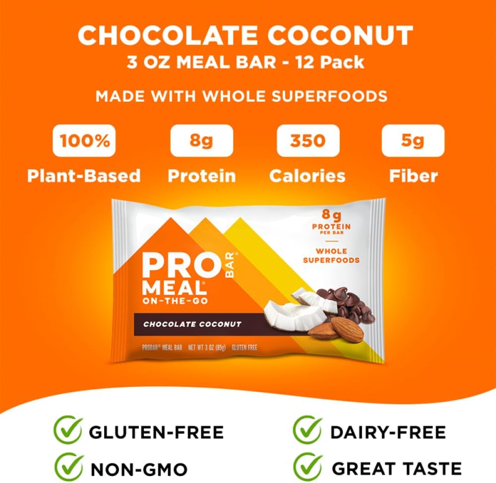 PROBAR Meal Bars | Barras Energéticas para Senderismo y Camping