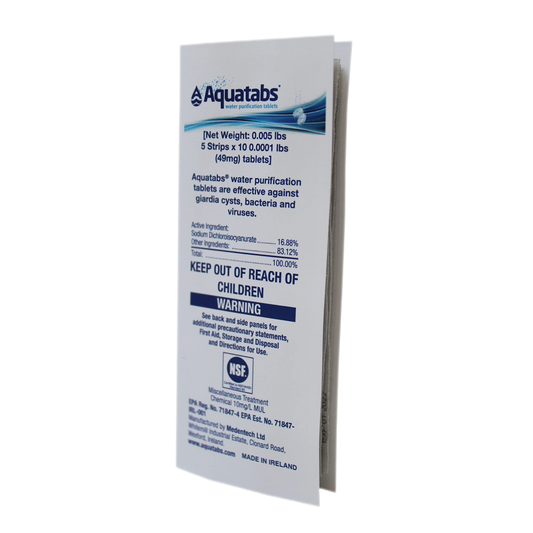 Pastilla Purificadora de Agua | Paquete de 10 und