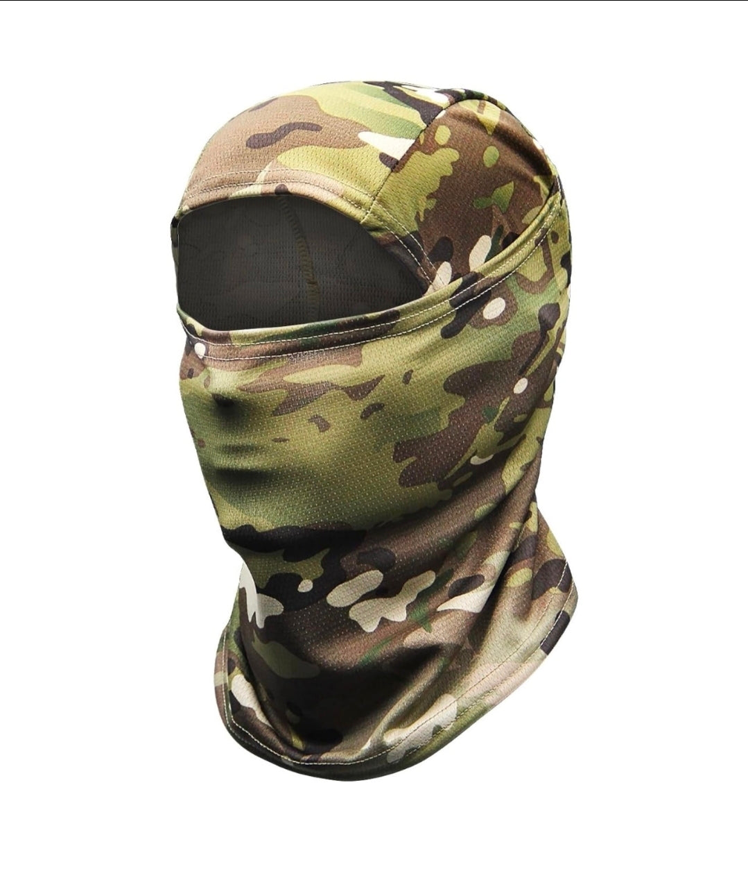 Pasamontañas de camuflaje, máscara facial para deportes