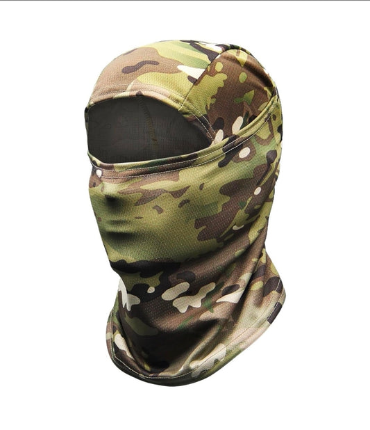 Pasamontañas de camuflaje, máscara facial para deportes