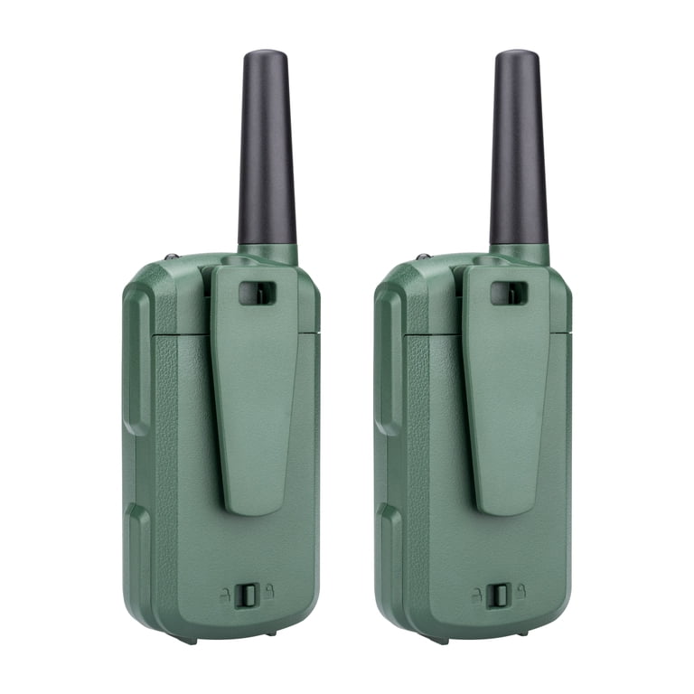 Walkie Talkies Ozark Trail IPX4 Resistentes al Agua – 22 Canales (Paquete de 2)