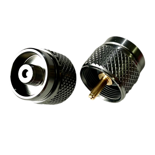 Adaptador de Gas Propano (1lb) a Estufa de Camping - Compatible Válvula Lindal / EN417