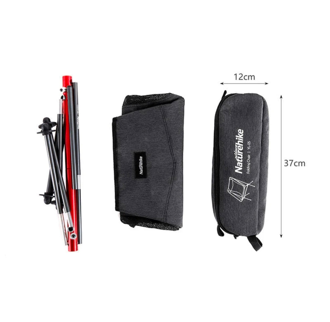 Silla de Camping Ultraligera Naturehike – Plegable y Resistente (330 lbs)
