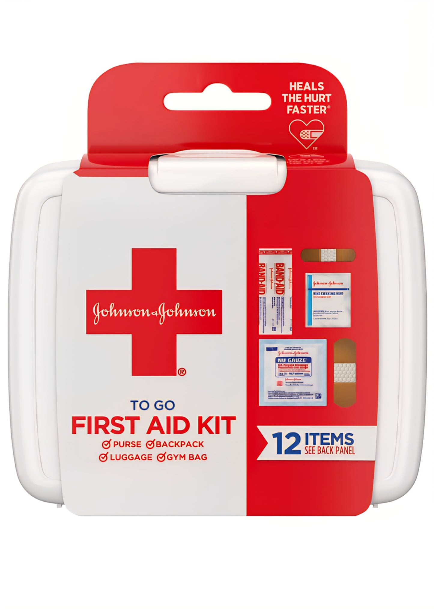 Botiquín Primeros Auxilios Johnson & Johnson - Mini Kit de Viaje (12 Piezas)